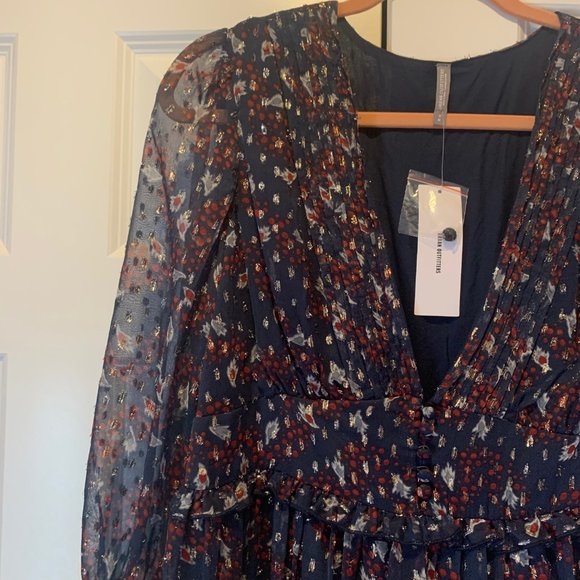 Urban Outfitters Blue Motif Mini Dress - Picture 3 of 9